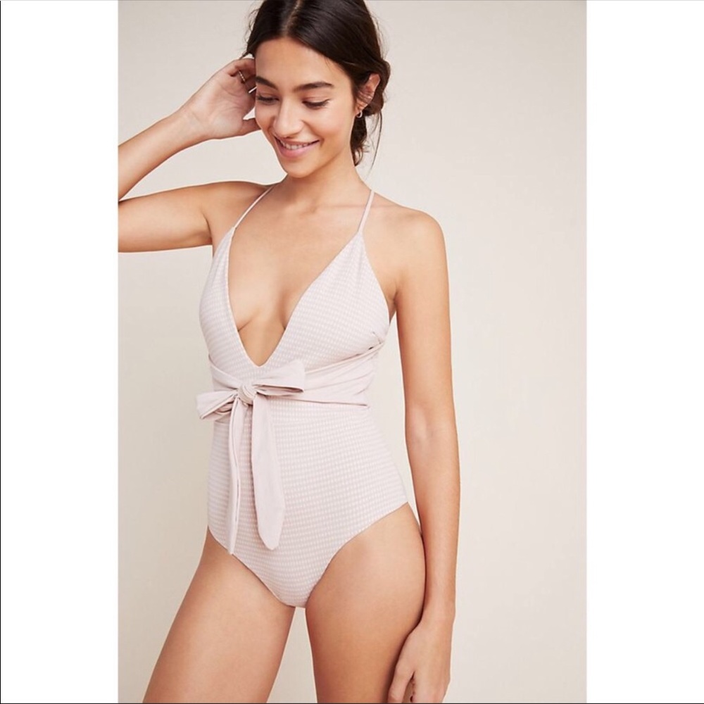 Anthropologie Tavik Candice One Piece Textured XS